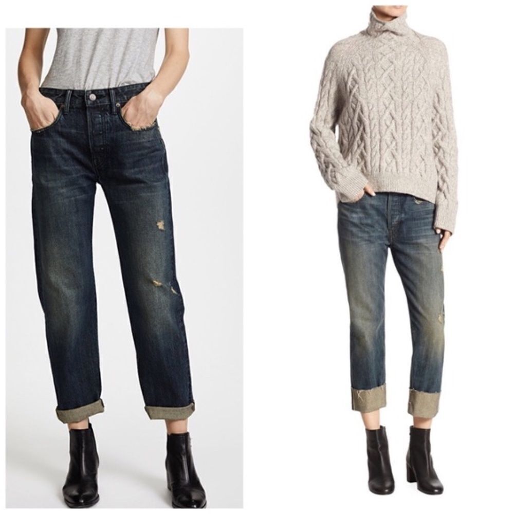 Vince | Union Cuffed Slouch Jeans - Picture 4 of 5